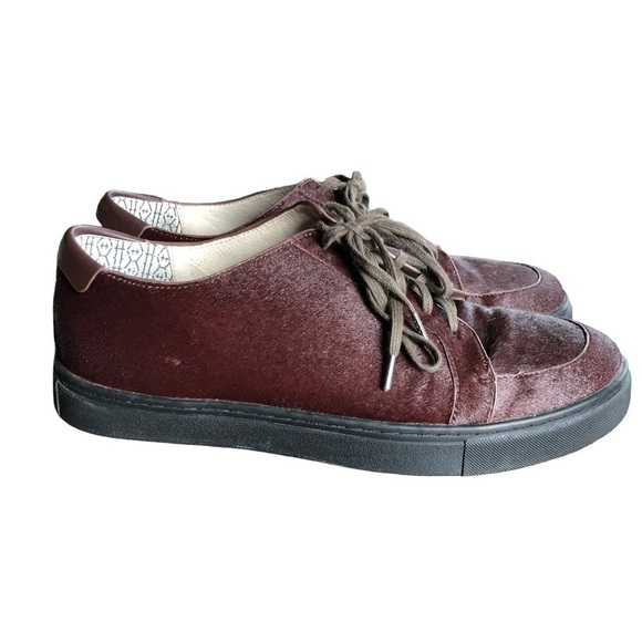 Matt Bernson Shoes - Matt Bernson Calf Hair Brown Platform Sneakers Womens Size 10